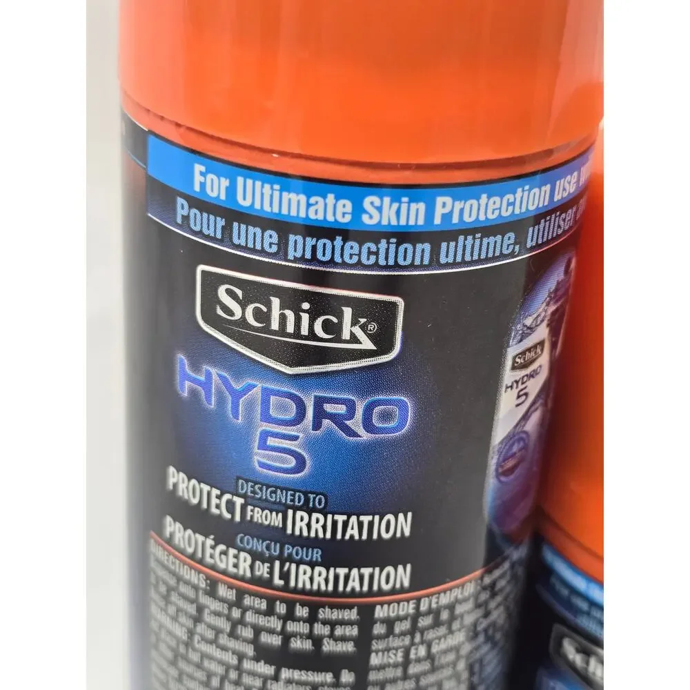Schick Edge Shave Gel for Sensitive Skin with Aloe 7 oz & 2.75 oz Men's Shaving
